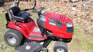 6 speed manual transmission, 6 position cutting height. Craftsman Lt2000 Youtube