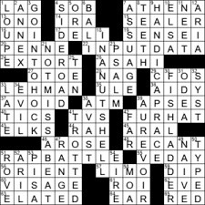 La Times Crossword 24 Dec 20 Thursday Laxcrossword Com