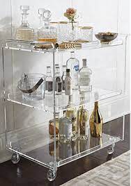 Every Home Bar Needs The Right Accessories One Of Our Favorites Is The Acrylic Bar Cart Acrylic Bar Cart Home Bar Decor Bar Decor
