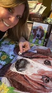 Cavalier King Charles Jigsaw Puzzle, 500 Pieces with Tin, from painting by  Mary Badenhop, Art Puzzle, Cute Gifts for Cavalier Lovers