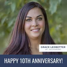 🎉 Please join us in congratulating Grace Ledbetter, VP
