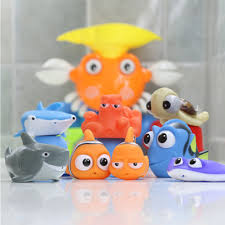 Allcele kid shower toy baby bath toys for squirt, finding dory nemo toddler swimming pool toys 4pcs. Baby Bath Toys Finding Nemo Dory Float Spray Water Squeeze Toys Soft Rubber Bathroom Play Animals Children Bath Clownfish Toy Kid Toy Play
