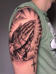 75 Best Tattoo Ideas For Men Praying Hands Tattoo Hand Tattoos For Guys Hands Tattoo
