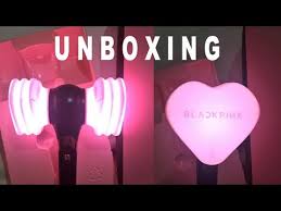 Unboxing Blackpink Official Light Stick Fantaken Video Youtube