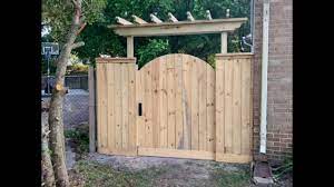 That would involve a lot of costs and it is an. Diy Pergola Fence Gate Youtube