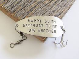 For the wine lover, choose a beautifully crafted set of colored wine glasses to add drama to the dinner table. 50th Birthday Gift For Brother 50th Birthday Gift For Men 1965 Birthda C And T Custom Lures