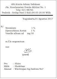 Resep ini berisi catatan berupa obat yang harus kita konsumsi untuk meningkatkan dan memperbaiki kondisi kesehatan kita. Contoh Resep Dokter Brainly Co Id
