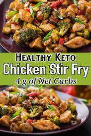 Keto Chicken Stir Fry Low Carb Stir Fry Chicken With Vegetables Recipe Keto Recipes Dinner Best Stir Fry Recipe Stir Fry Low Carb