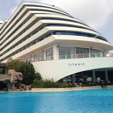 The titanic beach lara is located in a building shaped like a cruise ship. Titanic Beach Lara 225 Tips From 20640 Visitors