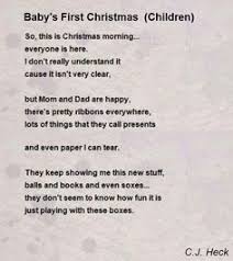 Baby S First Christmas Children Poem By C J Heck Poem Hunter Christmas Poems Babies First Christmas Baby Poems
