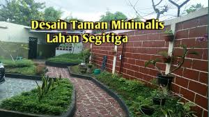 Rumah minimalis 1 lantai terbaru 2019. Desain Taman Minimalis Lahan Segitiga Youtube