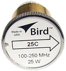 Amazon Com Bird 25c Plug In Element 0 To 25 Watts For 100 250 Mhz For Bird 43 Wattmeters Kitchen Dining Shop Equipment Plugs Watts