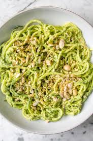 Cashew Avocado Pesto Pasta Avocado Pesto Pasta Deliciously Ella Recipes Food