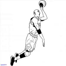 On each side of the top line of the triangle, draw a horn. Michael Jordan Drawing At Paintingvalley Com Explore Collection Of Michael Jordan Drawing