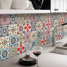 Tile effect wallpaper looks great in most rooms in the house and can be used to give your space a luxurious feel. New Waterproof Bathroom Mosaic Tiles Vinyl Pvc Self Adhesive Wallpaper For Kitchen Counterto Wallpaper Backsplash Kitchen Kitchen Wallpaper Mosaic Tile Kitchen