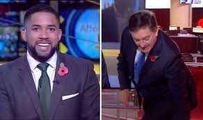Bbc sports presenters and reporters. Bbc News Did Simon Mccoy Forget His Lines As Fellow Bbc Presenter Is Left In Stitches Tv Radio Showbiz Tv Express Co Uk