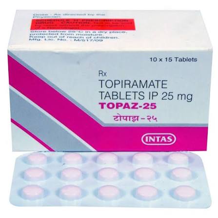 Topaz 25 Tablet 15's