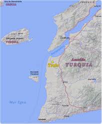 Mapa da turquia e suas regiões. Troia Antiga Cidade Na Turquia