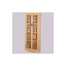 Includes labels for additional organization for your multimedia collection sto. Leslie Dame 62 Cd Dvd Wall Media Storage Cabinet In Oak M 477