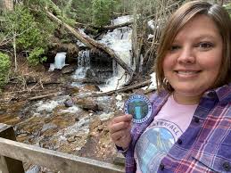 View of Lake Michigan and Bursaw Creek mouth