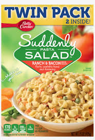 Maybe you would like to learn more about one of these? Betty Crocker Suddenly Salad Ranch And Bacon Pasta Betty Crocker Pasta Salad Free Transparent Png Download Pngkey