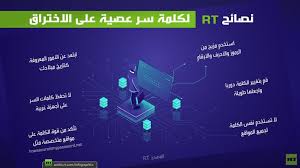 نصائح Rt لكلمة سر عصية على الاختراق Rt Arabic Infographic Tripoli Pandora Screenshot