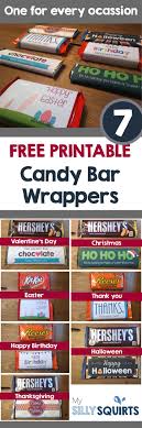 Free printable christmas candy bar wrappers. Seven Free Candy Bar Wrappers For Every Occasion My Silly Squirts