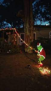 Popular christmas roof lights include c9 bulbs and icicle lights. 40 Grinch Themed Christmas Party Ideas Hike N Dip Grinch Christmas Decorations Outdoor Grinch Christmas Decorations Grinch Christmas