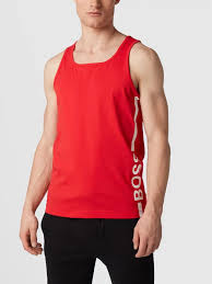 (named top boss, 52 subs. Boss Tanktop Aus Bio Baumwolle In Rot Online Kaufen 1254868 Herrenausstatter Anson S