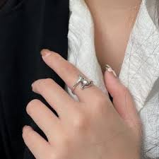 Silver Fox Ring- Birthday Gift Women- Adjustable Ring- Fox Jewellery Woman-  Gift for Her- Adjustable, Delicate Ring, Jewelry Lover, Gifts