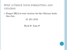 R Evising C Hecklist For The Odyssey Analytical Essay Ppt Download