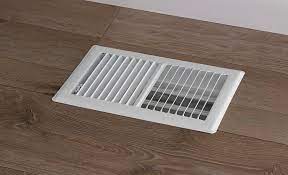Suitable for use with gas appliances. A White Vent Cover Sits On A Wooden Floor Vent Covers Floor Vent Covers Floor Vents