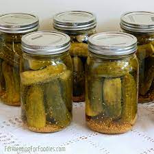 Temperatures of 55 to 65 f are acceptable, but the fermentation will take 5 to 6 weeks. Canning Fermented Pickles For Storage Fermenting For Foodies
