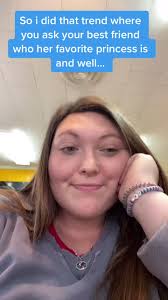 Asking My Best Friend Her Favorite Princess in The Picture