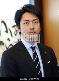 Mito, Japan. 10th Feb, 2014. Paliamentary Secretary For Reconstruction  Shinjiro Koizumi visits Ibaraki governor Masaru Hashimoto