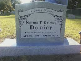 Norma Faye Watt Grimes Dominy (1928-2012)