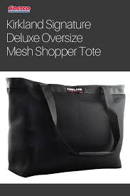 Who knew you were throwing away 20 cents every time you took out the trash?! Kirkland Signature Deluxe Oversize Mesh Shopper Tote 3 Pack In 2021 Shopper Tote Tote Shopper