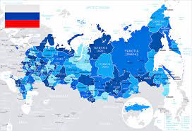 Russland oder die russische föderation ist das flächenmäßig größte land der erde. Russland Karte Der Regionen Und Provinzen Orangesmile Com