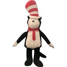 Vintage Dr. Seuss Cat in the Hat Plush Toy