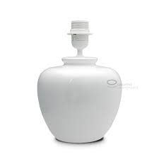Find a base and shade that pairs with other decor in the room like your vases and desk accessories. Ceramic Table Lamp Base Abbie Collection White Color E27 Fitting Max 60w
