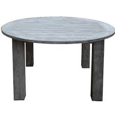 This popular coffee table costs under $50 dollars and sports an attractive grey toned wood. Seasonal Concepts Shelburne 50 Inch Round Dining Table By Three Birds Casual Seasonal Concepts
