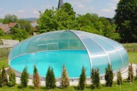 Schwimmbaduberdachungen Fur Runde Schwimmbecken Von Voroka Haus Und Gartentechnik Klaube Schwimmbaduberdachung Schwimmbader Uberdachungen