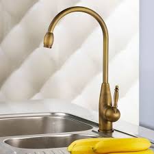 centerset antique brass kitchen faucet