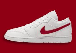 The Air Jordan 1 Low Continues Its Run With White And Varsity Red In 2020 Air Jordans Air Jordan Shoes Jordan 1 Low