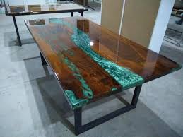 Table De Riviere Bois De Noix Salle A Manger Bureau Table Etsy Table A Manger En Bois Table De Cuisine Table A Manger