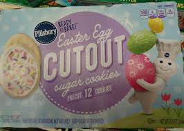 Cookies for santa…and everyone else on your list! Pillsbury Easter Egg Cutout Sugar Cookies Cutout Sugar Cookies Easter Cookies Retro Candy