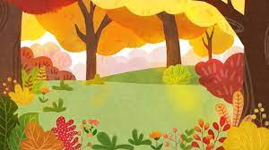 design de fundo quente de floresta outono forest illustration art background plant illustration