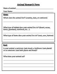 Research Templates Elementary Google Search Animal Report Classroom Literature Second Grade Writing