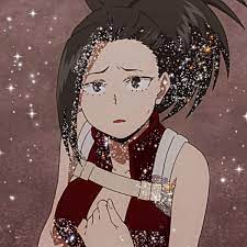 Collection by i love lucina. Yaoyorozu Momo Glitter Anime Momo Glitter