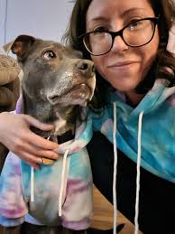 For my birthday, my partners mom got me and my dog matching sweatshirts!!!  It's the best thing ever!!! I'm going to be broke because my dog and I will  always be matching!!! |